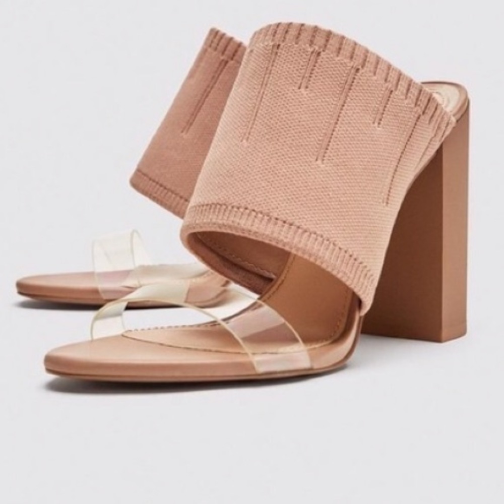 Zara Nude Mules